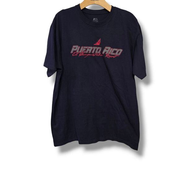 J America Men’s Puerto Rico El Conquistador Resort Tee Large Cotton - Picture 1 of 8